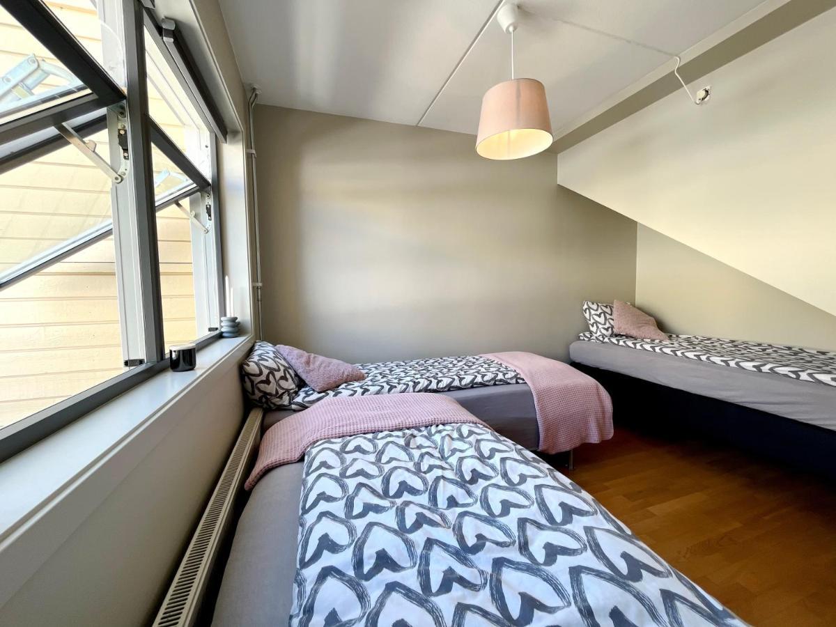 City Center Flat W Roof Top Terrace & Free Parking أوسلو المظهر الخارجي الصورة